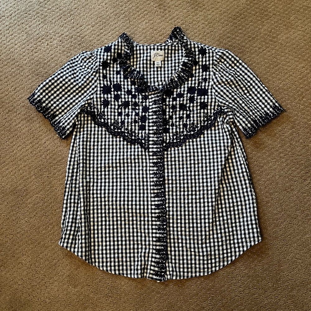 J. Crew Button Up Top!